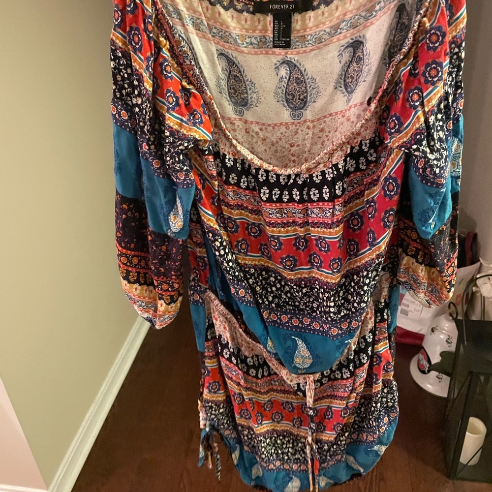 Off the shoulder romper and cover up